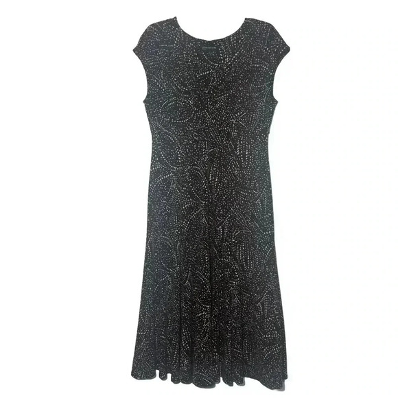 Jones New York A Line Midi Dress Elegant Classic Size 12 - Picture 1 of 8